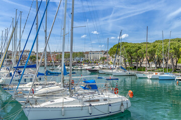 Desenzano del Garda - marina with yachts