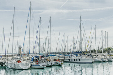 Desenzano del Garda - marina with yachts