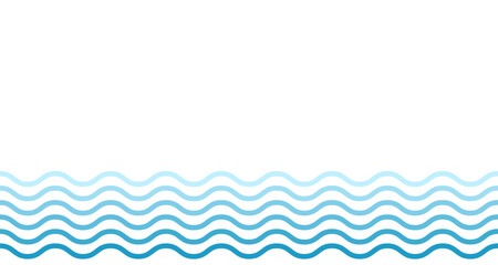 Background vector illustration of blue ocean wave layers