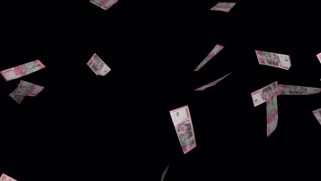 Indonesian Rupiah Money falling