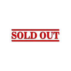 Sold out icon isolated on transparent background