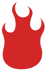 Fire Flame Flat