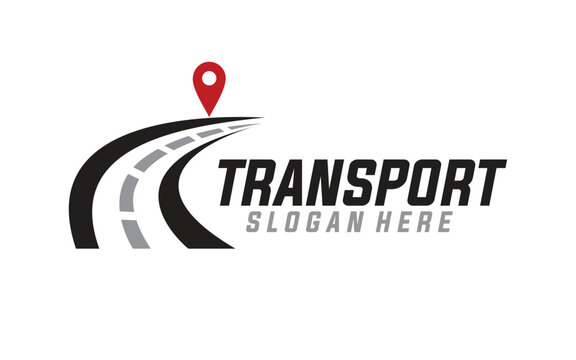 Transport vector symbol logo design illustration