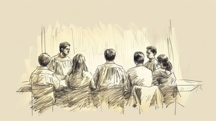 Biblical Illustration of Romans 1: Introduction, Greeting, God's Wrath, Gospel Power, Beige Background, Copyspace