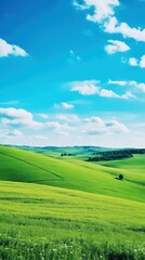Fototapeta premium Hill landscape wallpaper outdoors horizon nature.
