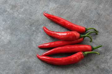 Cabe Merah Segar or Fresh chili pepper

