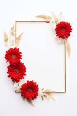 Obraz premium Flower wreath white plant.