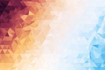 Obraz premium Triangular mosaic pattern geometric background vector
