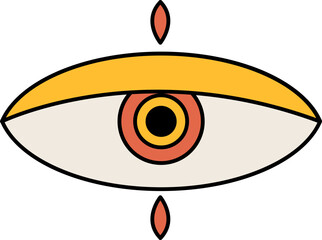 Retro Eye Illustration