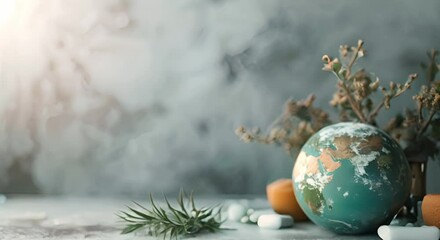 Choose environmentally friendly products for a cleaner, healthier planet. Concept Eco-Friendly Products, Sustainable Living, Green Choices, Environmentally Conscious, Earth-Friendly Alternatives