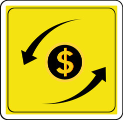 Money Exchange sign