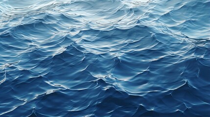 Obraz premium Serene rippling blue ocean waves showcasing natural beauty and texture