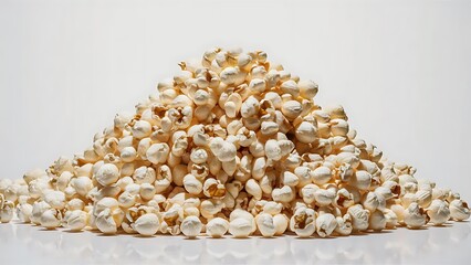 popcorn isolated on white background