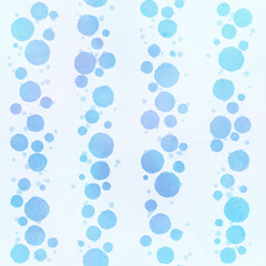 青色の水玉のパターン素材
