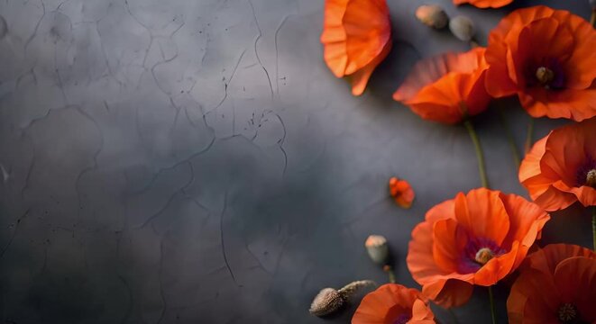 Anzac Day tribute: Digital design with poppies on a black background. Concept Design Inspiration, Anzac Day Tribute, Poppy Art, Digital Graphic Design, Black Background