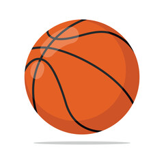Basketball Flat Shadows Style