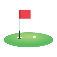Golf Hole Gradient Style