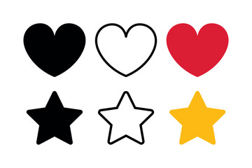 Hearts And Stars Set