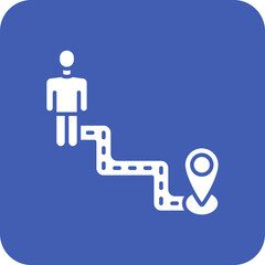 Location Distance Icon