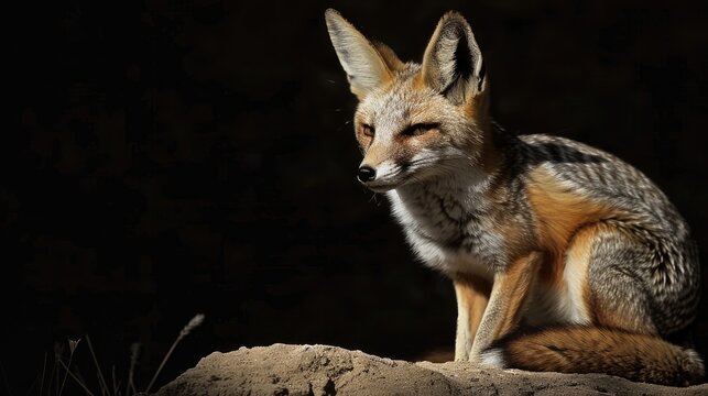A threatened San Joaquin Kit Fox