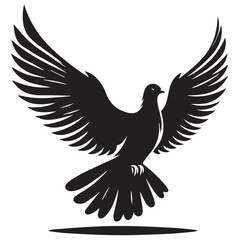 Fototapeta premium dove of peace vector