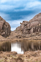 Cliff formation, Trollpikken, close to Egersund in the southern part of Norway