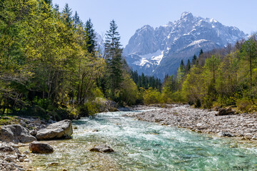 river in the mountains