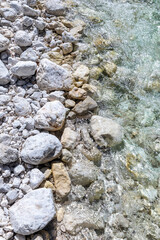 stones in water