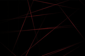 Abstract black with red lines, triangles background modern design. Vector illustration EPS 10.