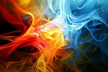 Obraz premium Abstract background design images wallpaper, Modern impressionism technique. Wall poster print wallpaper, AI generated