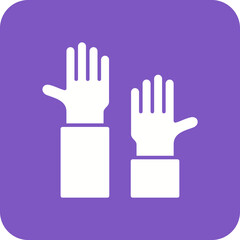 Obraz premium Raise Hand Icon