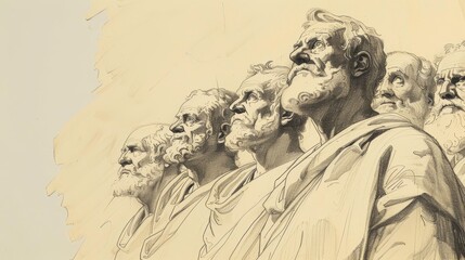 Fototapeta premium Biblical Illustration of 2 Corinthians 1: Greeting, Thanksgiving, Comfort in Affliction, God's Faithfulness, Beige Background, Copyspace