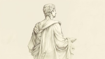 Biblical Illustration of Colossians 2: Warning Against Deceptive Philosophies, Fullness in Christ, Freedom from Legalism on Beige Background with Copyspace