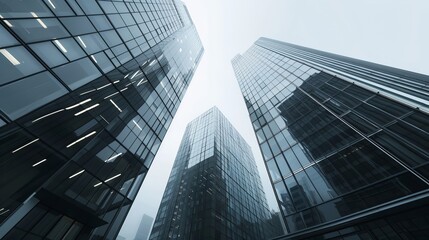 modern office building in the sky