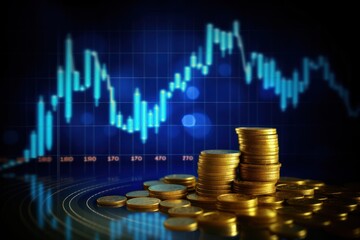 Money business graph finance simple chart diagram backgrounds technology economy.