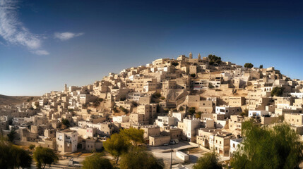 Fototapeta premium Ancient architectural structure of historical civilization, famous cultural monument of tourism and travel.