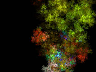 Imaginatory fractal abstract background Image