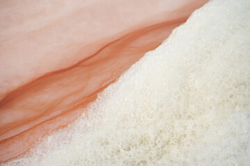 Crystallization of salt in salt fields  