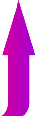 red and purple arrow icon