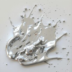 abstract metallic splash