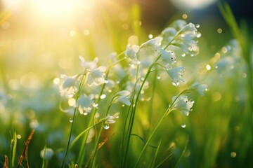 Flower wildflower grassland sunlight.