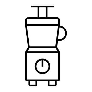 recommend clip art: Food Processor icon. outline icon