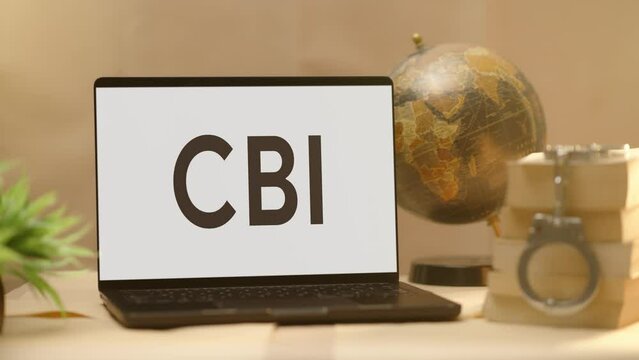 CBI DISPLAYED IN LEGAL LAPTOP SCREEN