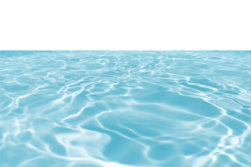 Blue water with ripples on the surface. Defocus blurred transparent blue colored clear calm water...