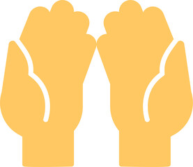 Praying Hands Vector Icon