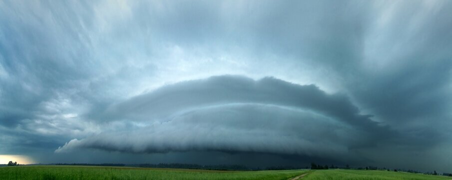 Storms During Summertime , supercell mesocyclone