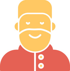 Islamic Man Vector Icon