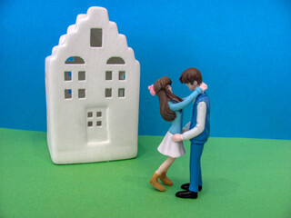 Familiengr&uuml;ndung blau