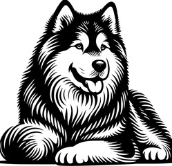 Fototapeta premium Alaskan Malamute4