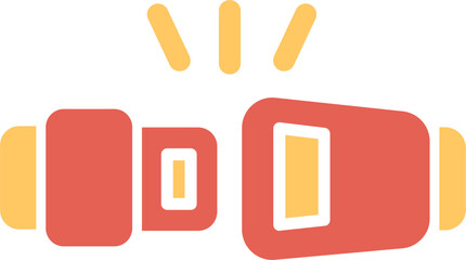 Seat Belt Vector Icon